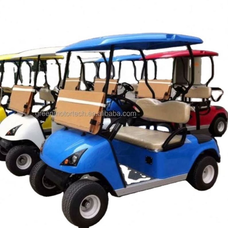 economic cheap low price electric golf buggy club car 2 seats pink golf cart for sale made in factory China