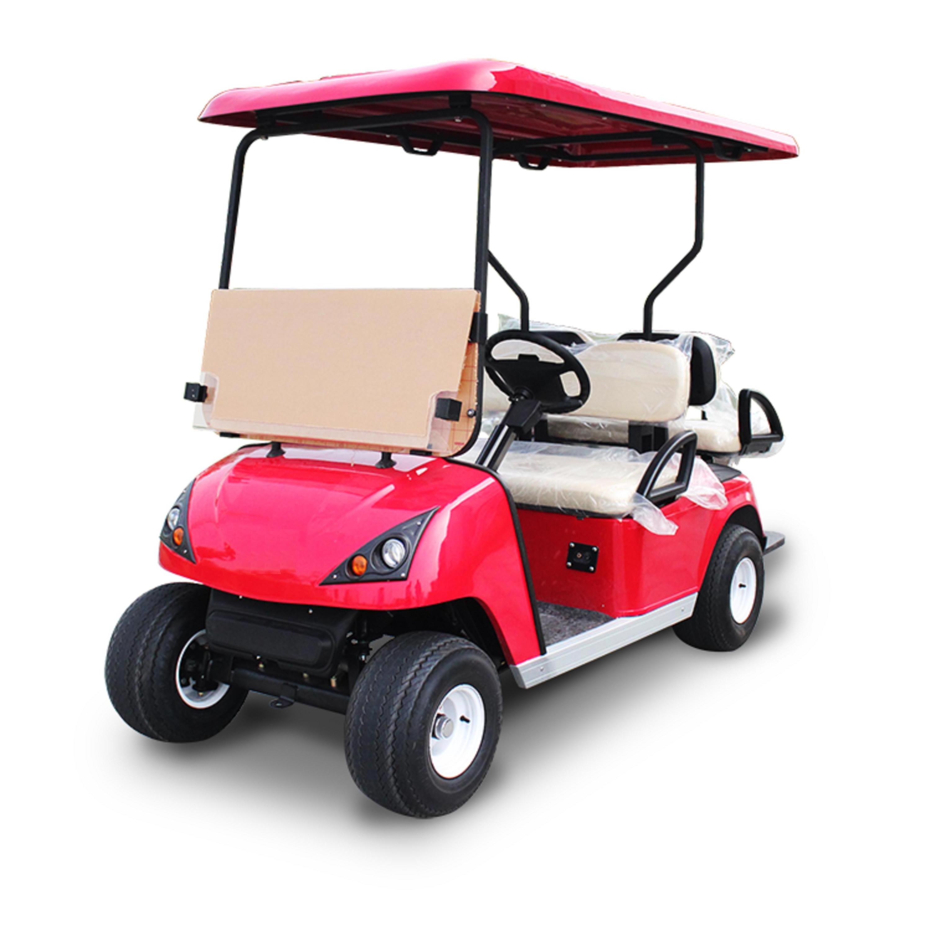 economic cheap low price electric golf buggy club car 2 seats pink golf cart for sale made in factory China