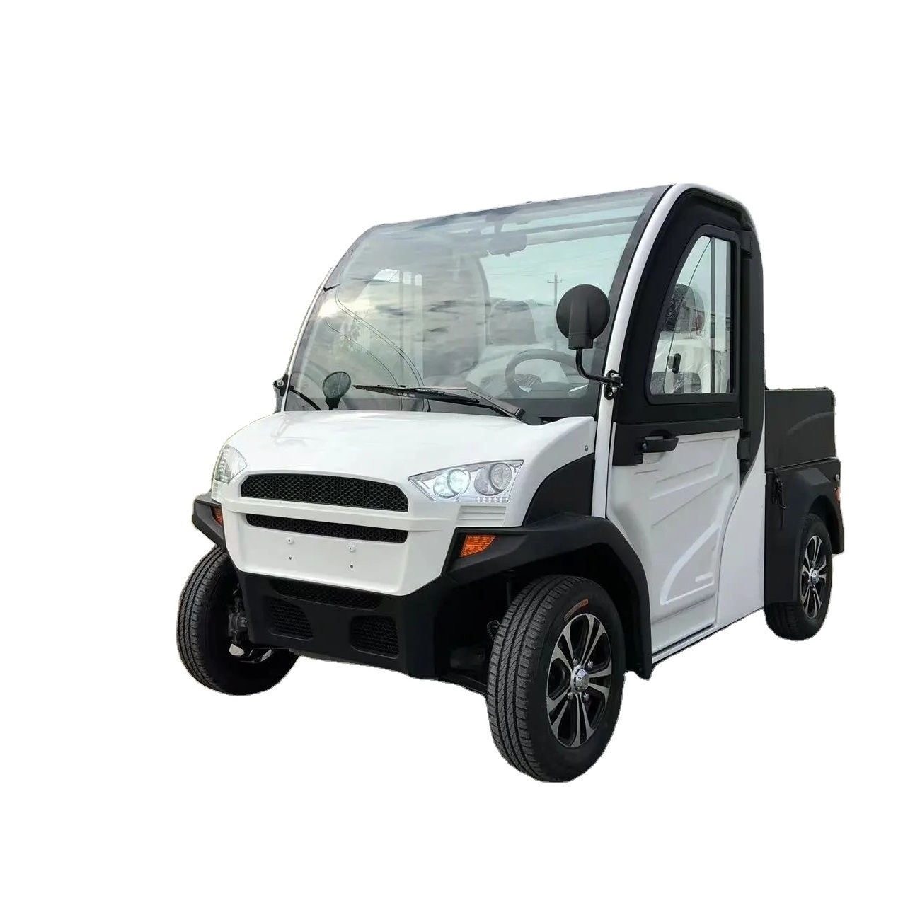 Electric Truck Golf Car 4 Seater LSV Low Speed Vehicle 60v Coco Truck Golf Cart With AC & Heat