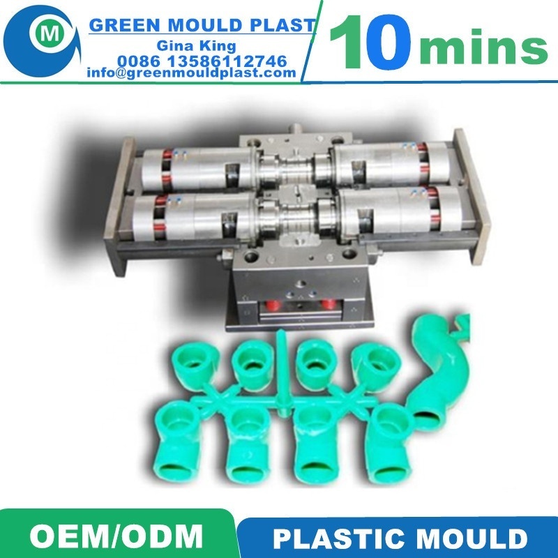 Factory Making PVC Injection Collapsible Core Plastic Pipe Fitting Mould