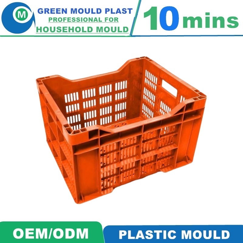 Hot Sale High Quality Factory Price Taizhou Factory Price Latest New Model Customized Plastic Crate Mould Manufacturer