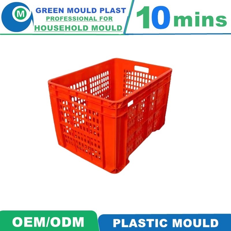 Hot Sale High Quality Factory Price Taizhou Factory Price Latest New Model Customized Plastic Crate Mould Manufacturer