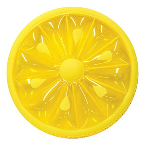 Summer Lemon Swimming Ring Pool Inflatable Floating Water Hammock Lounge Bed Chair Summer Inflatable Pool Float