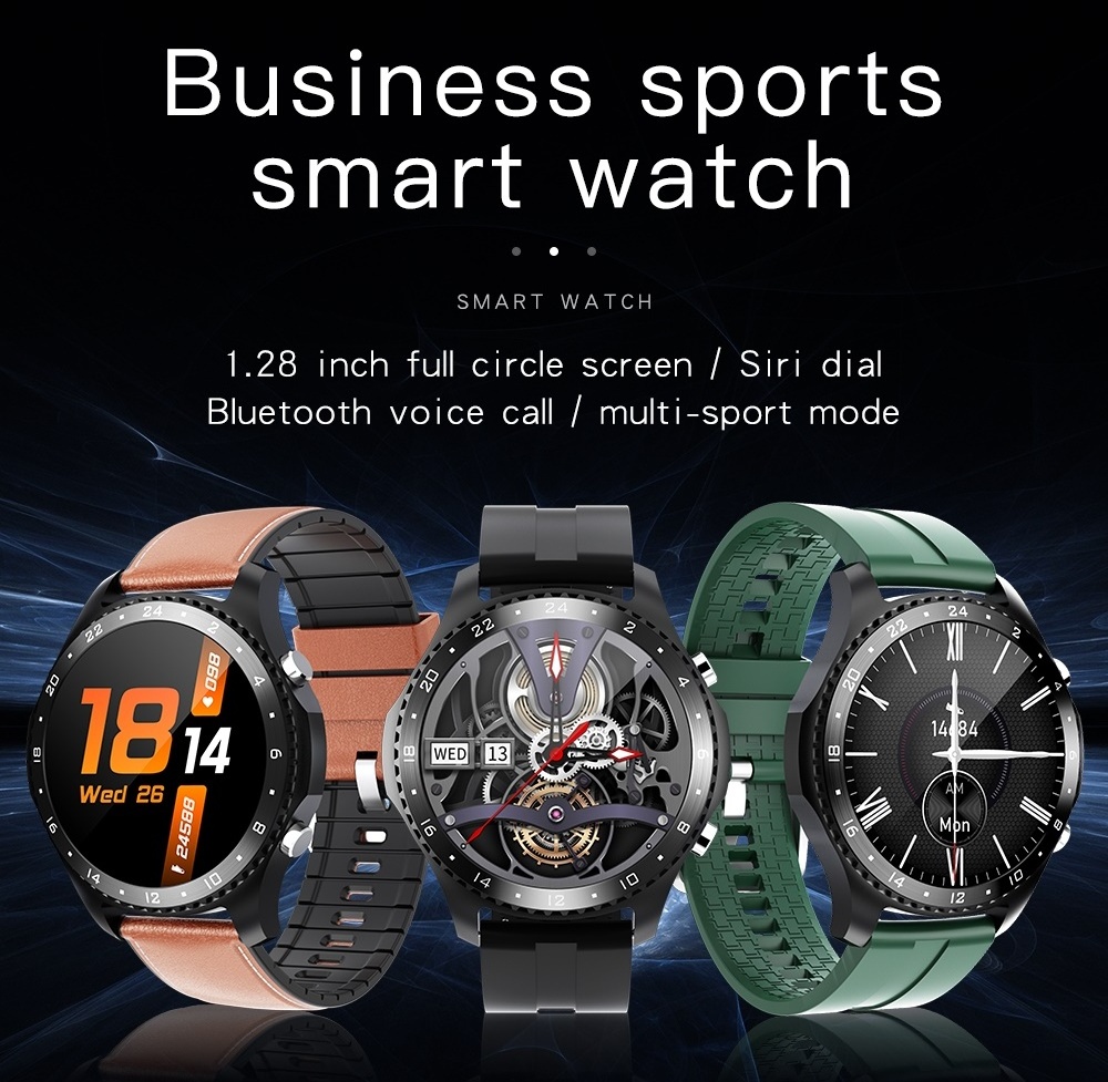 New Arrival Luxury Smartwatches Phone Call Blood Pressure Monitor Music Player IP67 Waterproof Android IOS Men Smart Watch 2023