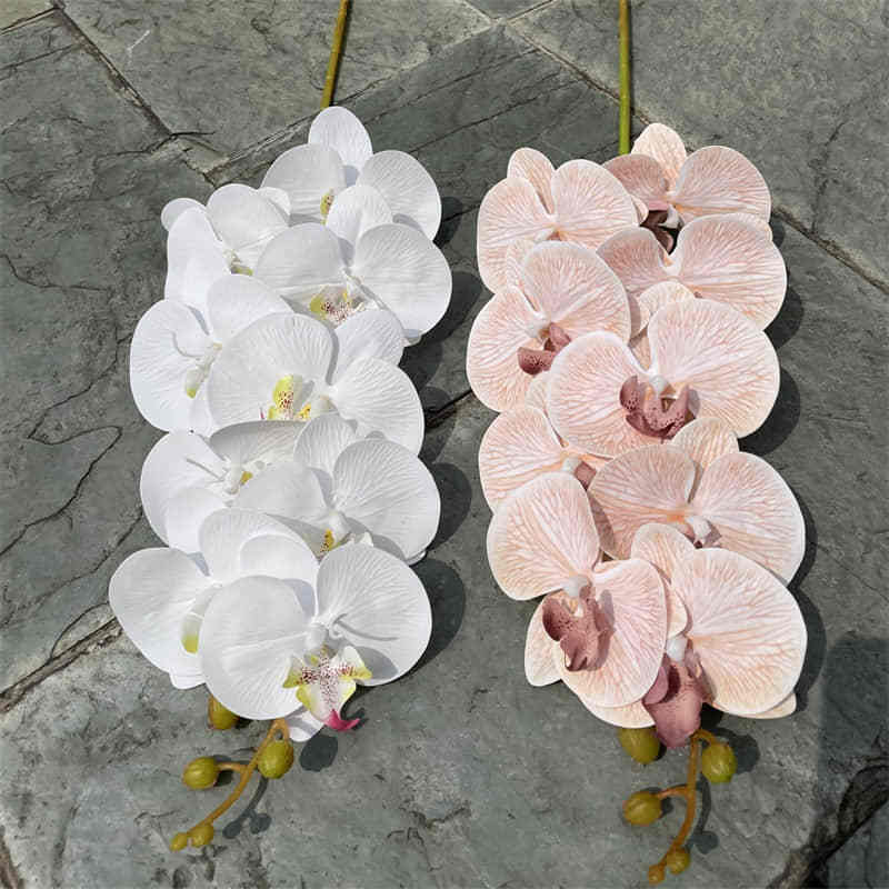 GOG659 Wedding decoration High quality Real touch silk orchids flowers  Artificial silk vision flowers wholesale