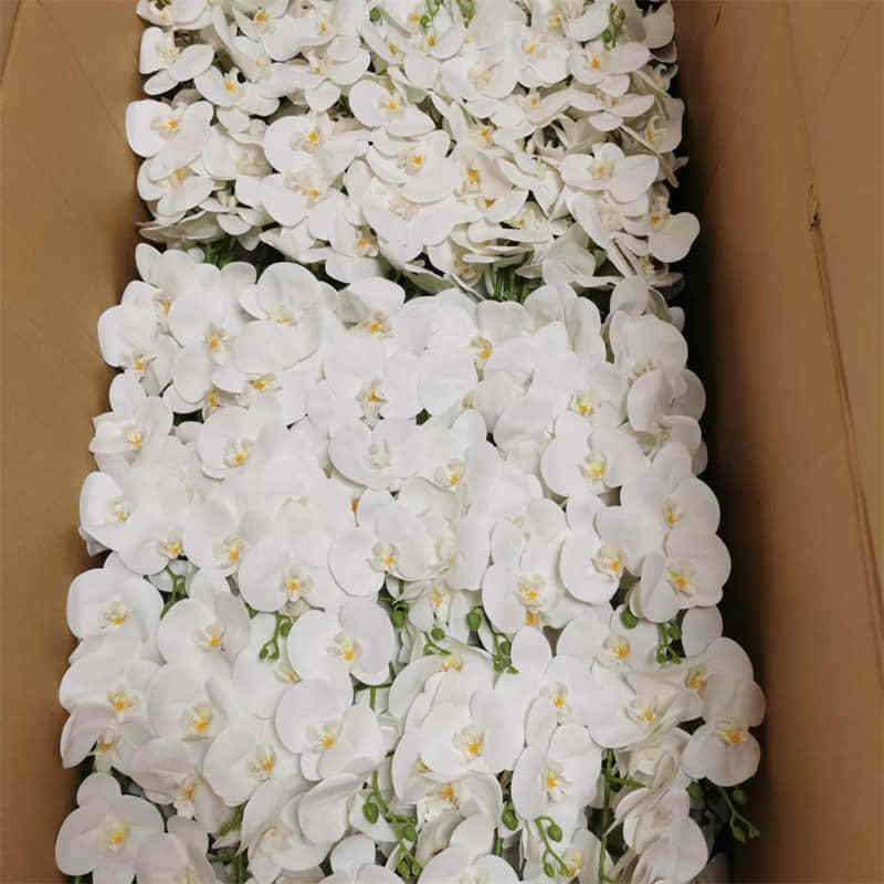 GOG659 Wedding decoration High quality Real touch silk orchids flowers  Artificial silk vision flowers wholesale