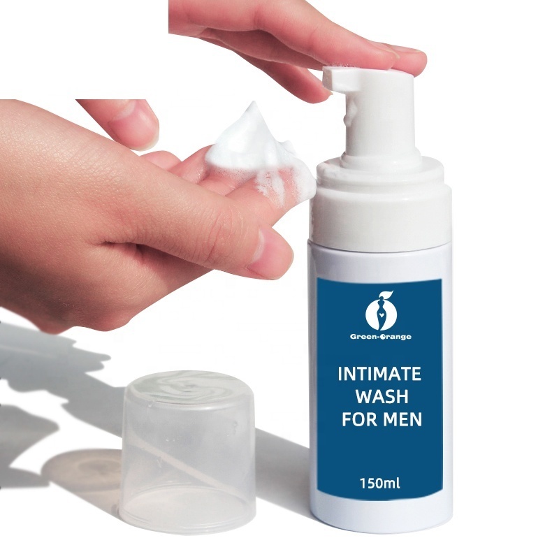 OEM Private Labeling Natrual Male Intimate Wash Foam for Men Intimate Part Cleansing