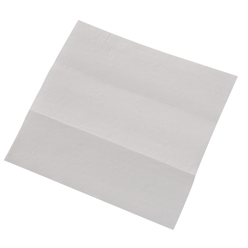 Disposable custom washroom virgin white 2 ply multifold hand paper towel