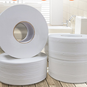 Tissue paper roll 9" Jumbo roll tissue virgin toilet paper OEM in Vietnam for wholesale customized