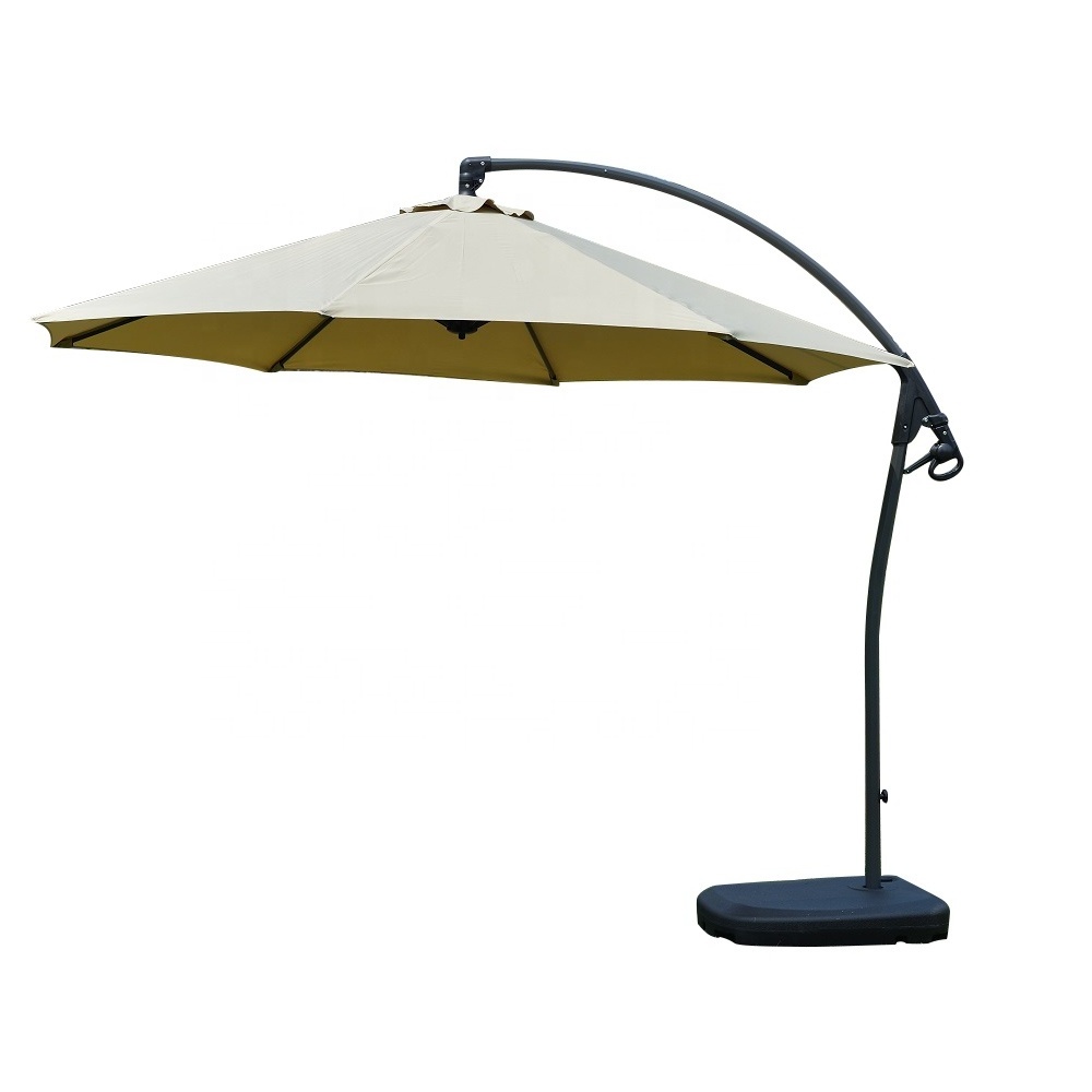 High Quality Garden Shade Umbrella Outdoor Sun Protection Canopy Umbrella Base with Wheels