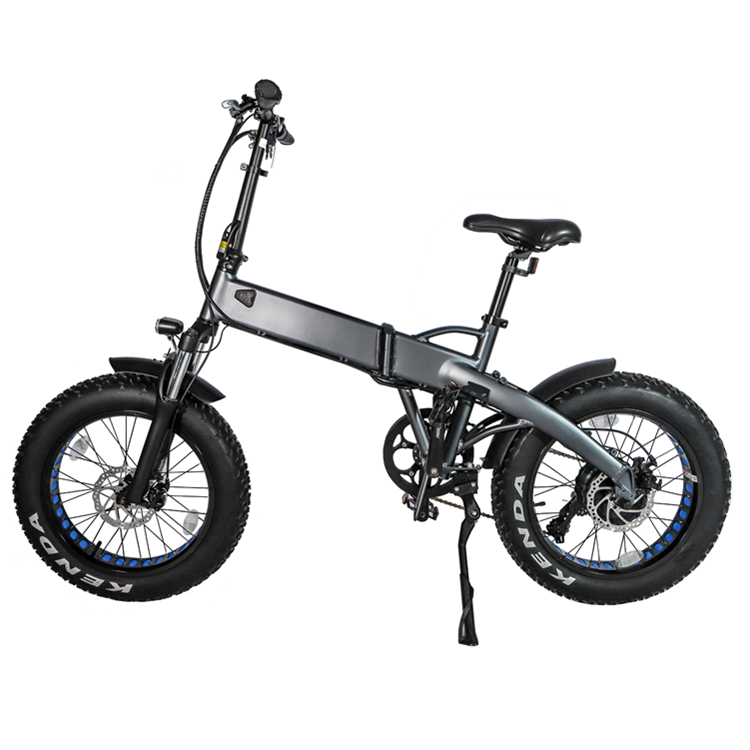 Greenpedel wholesale folding electric bicycle 36V 48V 350W 500W fat tire snow bike fat tire electric bike