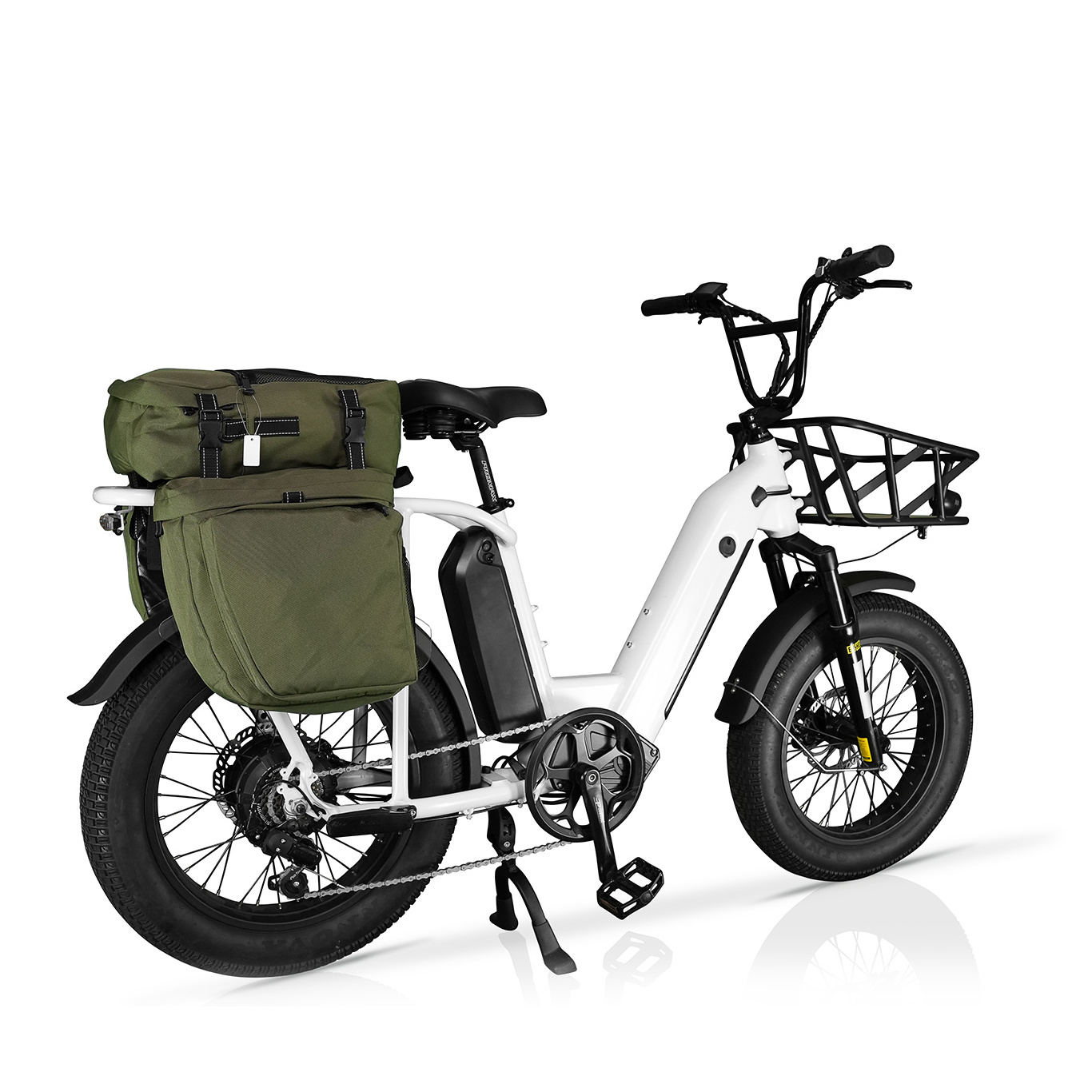 GreenPedel dual battery cargo ebike 500w 750w factory price food delivery electric fat tire bike