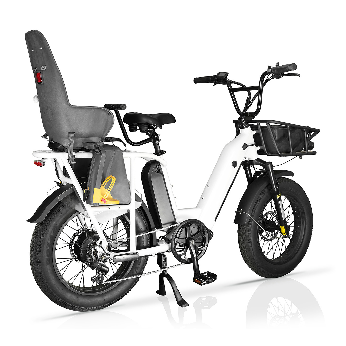 GreenPedel dual battery cargo ebike 500w 750w factory price food delivery electric fat tire bike