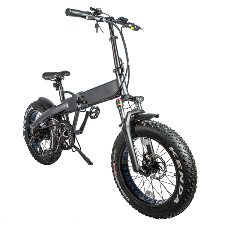 Greenpedel wholesale folding electric bicycle 36V 48V 350W 500W fat tire snow bike fat tire electric bike