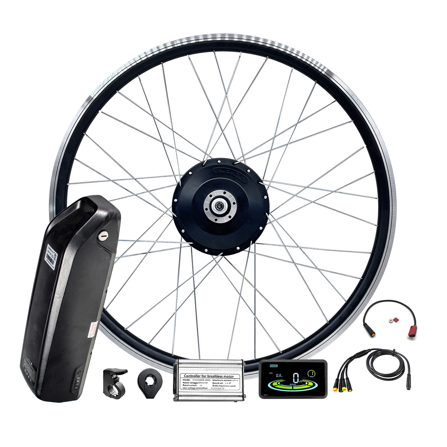 1500w 2000w 3000w ebike conversion kit with battery 20-28 inch electric bike conversion kit