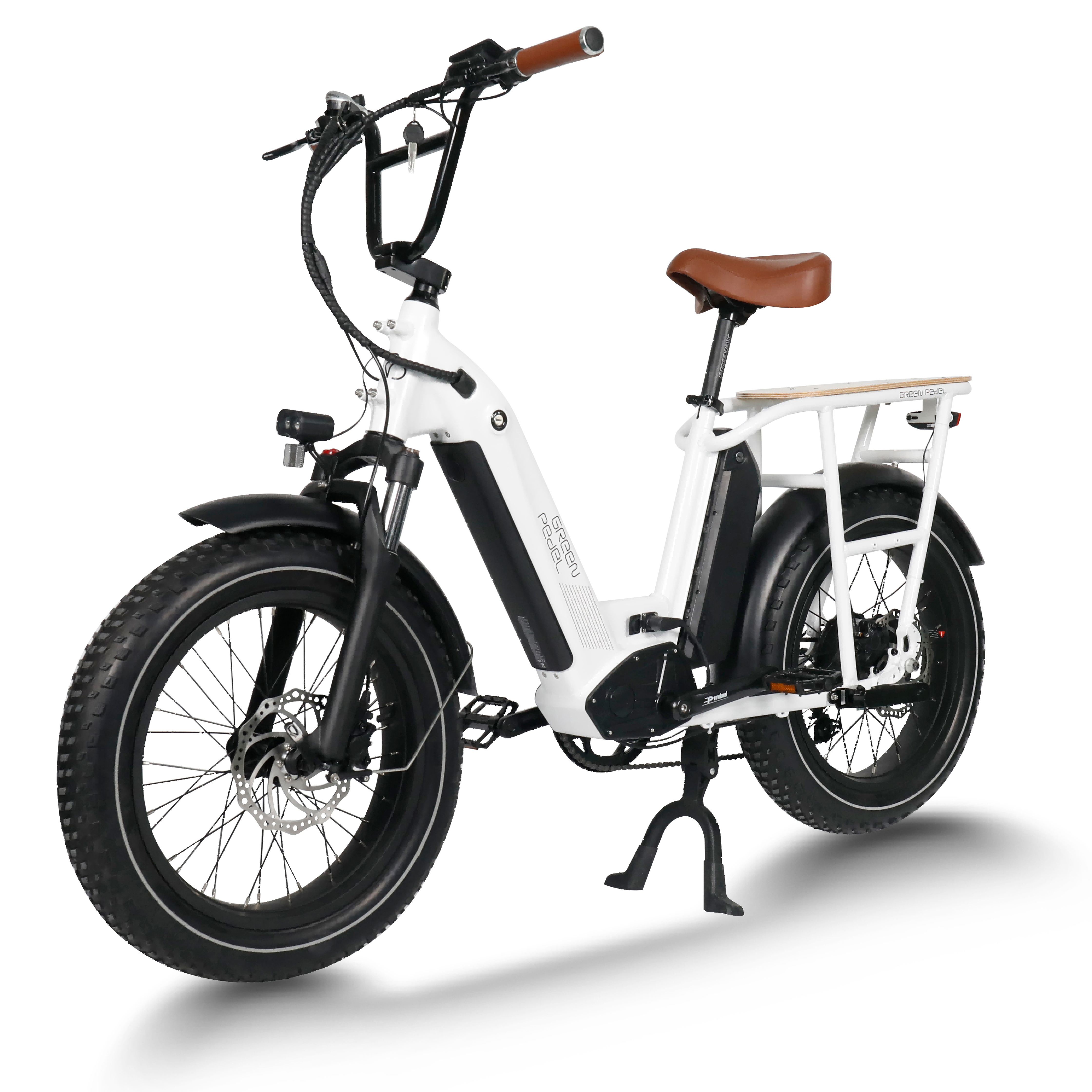 2024 hot sale 48v 750w Dual battery ebike aluminum alloy electric fat tire cargo bicycle