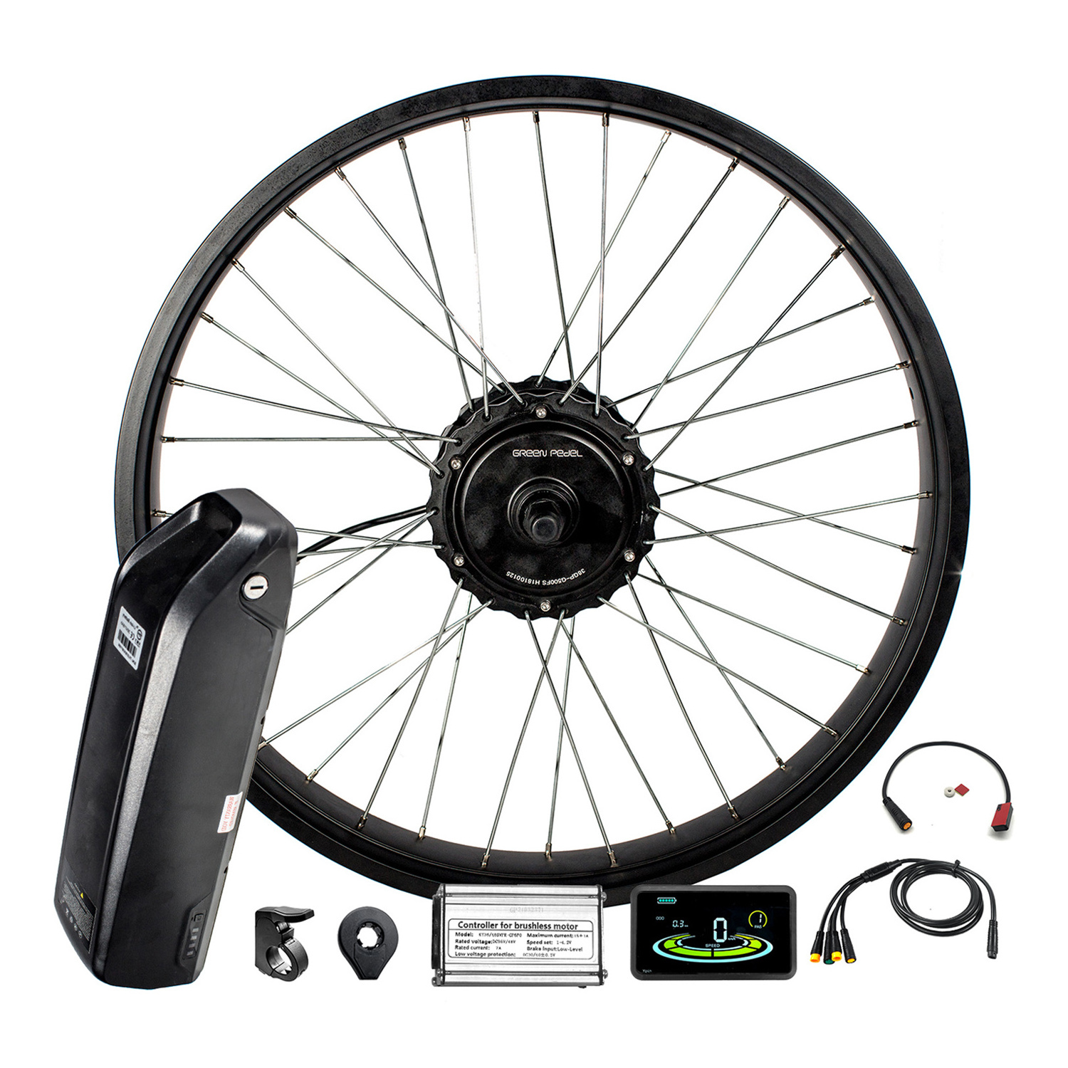 high powerful 48v 1000w electric bicycle kit with battery included for snow bikes