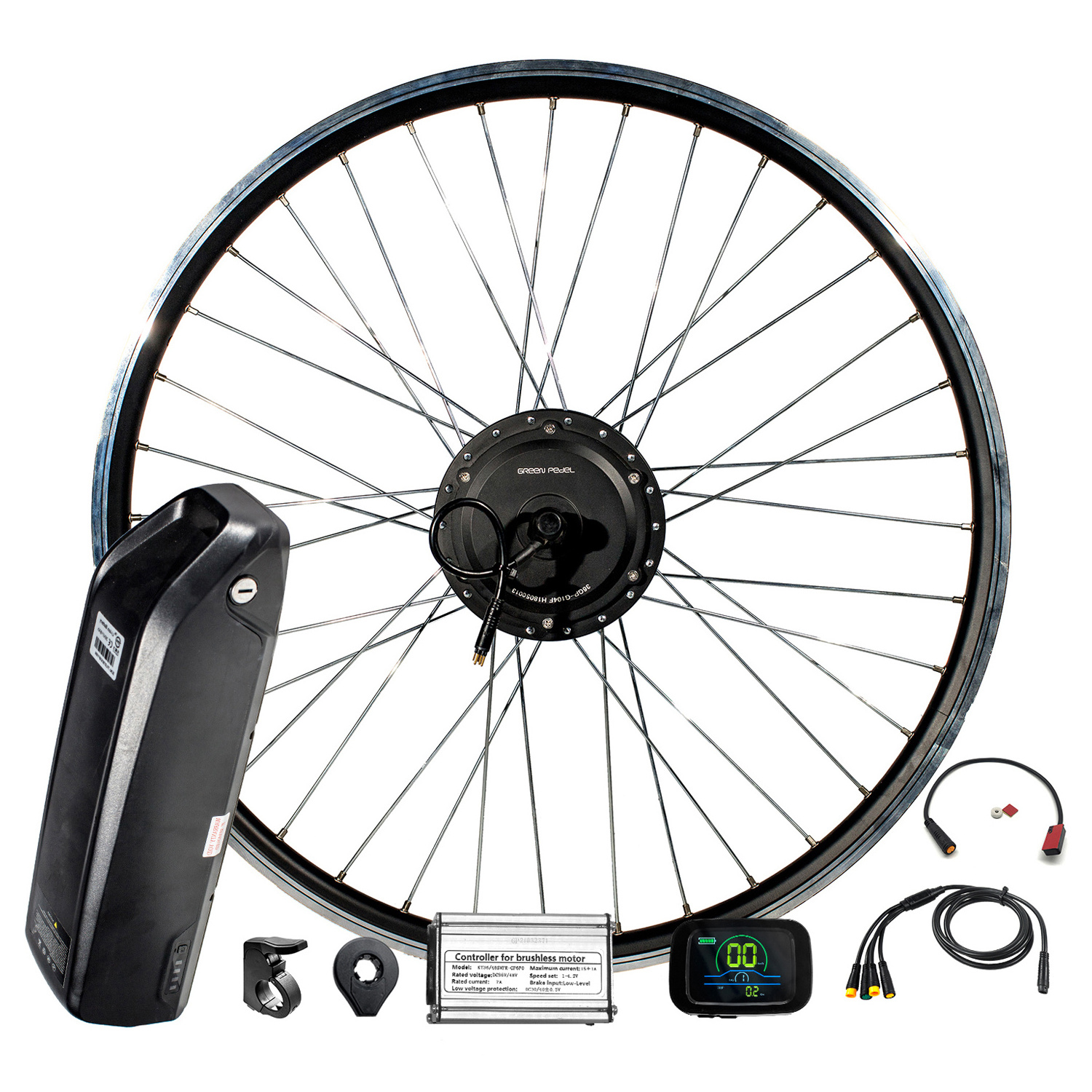 1500w 2000w 3000w ebike conversion kit with battery 20-28 inch electric bike conversion kit