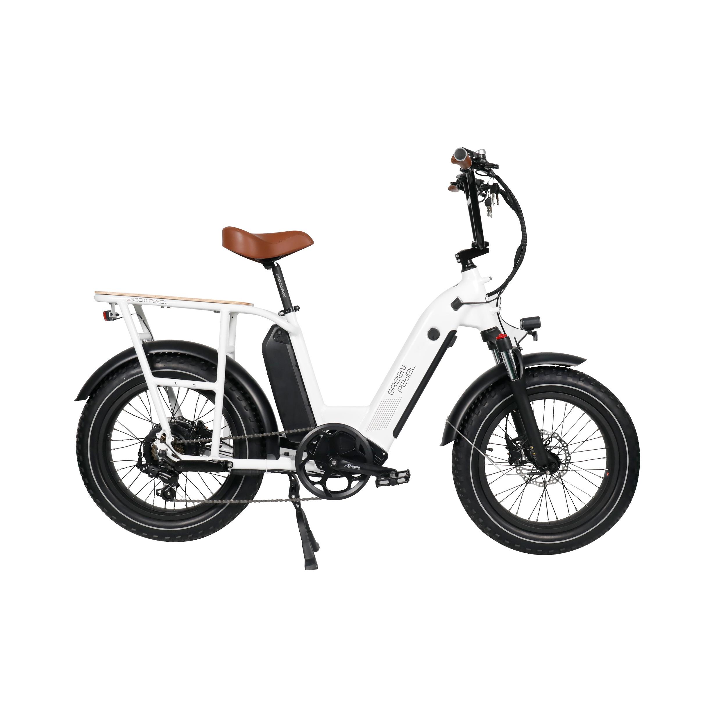 2024 hot sale 48v 750w Dual battery ebike aluminum alloy electric fat tire cargo bicycle