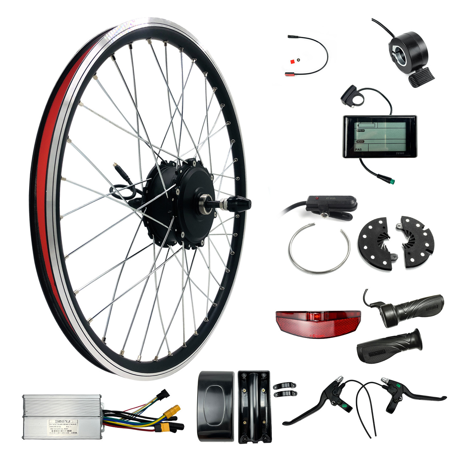 Factory supply 500w 750w 1000w 1500w 2000w 3000w ebike conversion kit electric conversion kit without battery