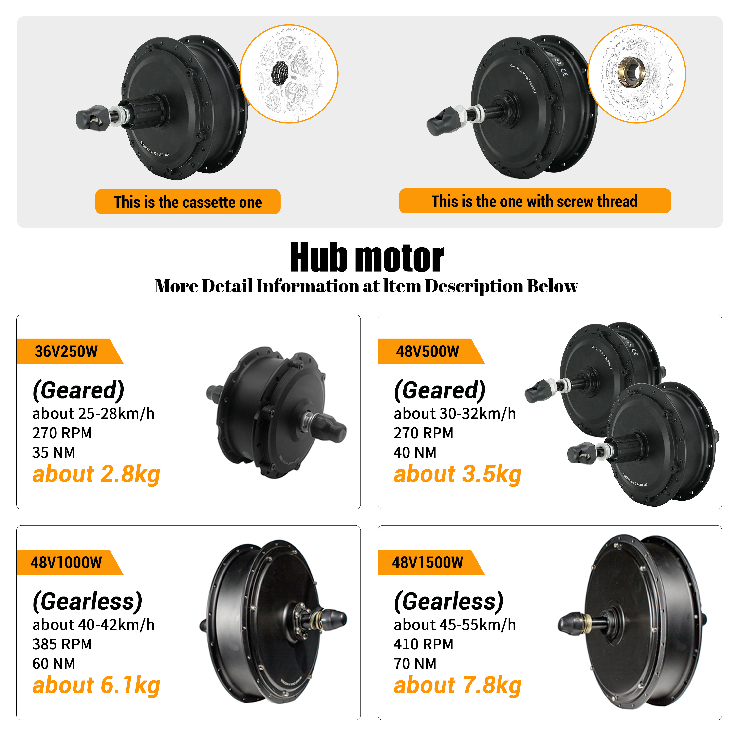 GreenPedel OEM 350w 500w electric tricycles electric bike conversion kit hub motor ebike conversion kit