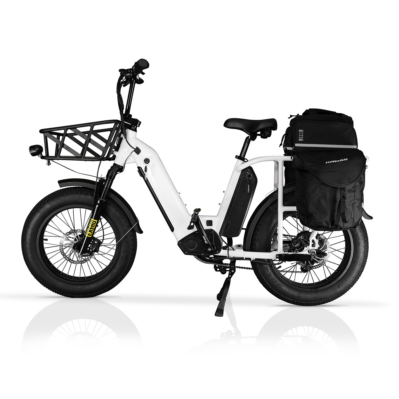 GreenPedel 20inch Wholesale Cargo Ebike 750W Long Range Ebike Fat Tire Electric Delivery Bike E Bicycle