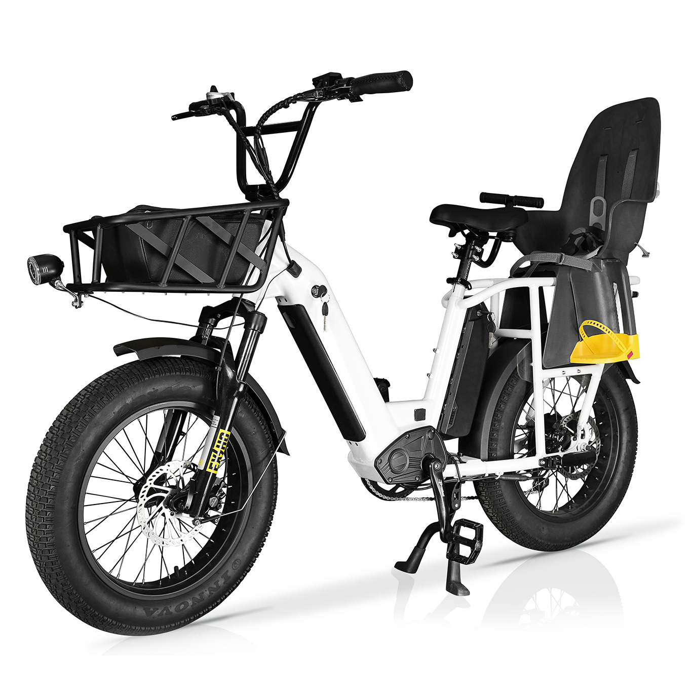 GreenPedel 20inch Wholesale Cargo Ebike 750W Long Range Ebike Fat Tire Electric Delivery Bike E Bicycle