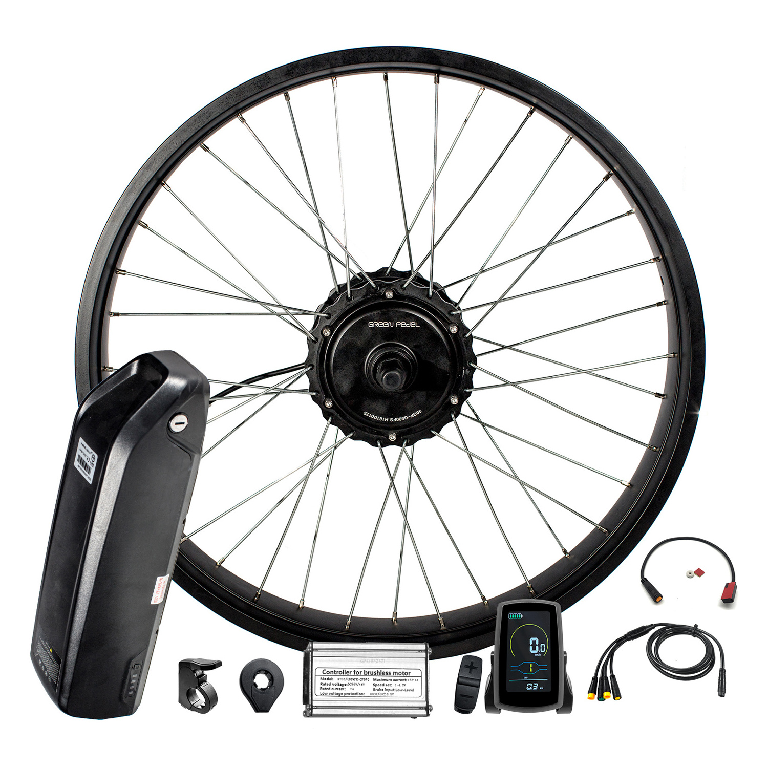 1500w 2000w 3000w ebike conversion kit with battery 20-28 inch electric bike conversion kit