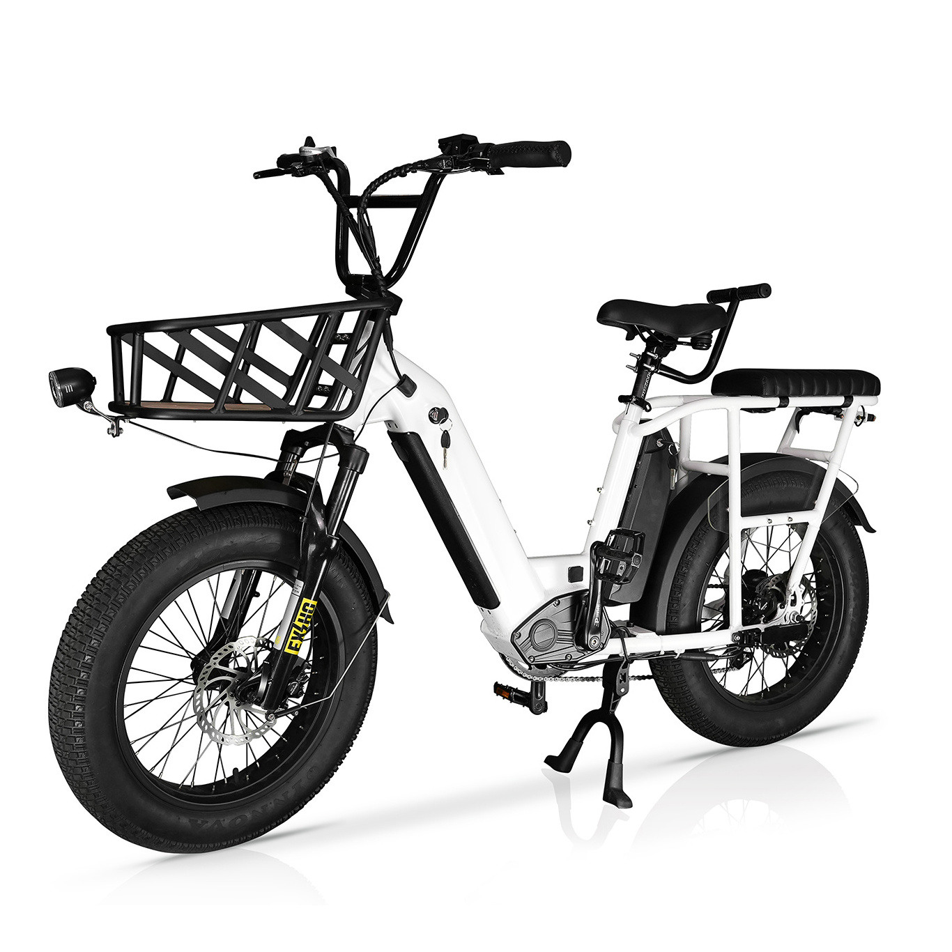 GreenPedel 20inch Wholesale Cargo Ebike 750W Long Range Ebike Fat Tire Electric Delivery Bike E Bicycle