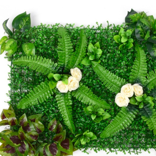 In stock wholesale turf green plant fake wall artificial plant wall grass for wall