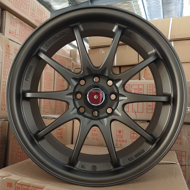 Stocked 17x7.5 8x100 8x114.3 matt bronze cast casting alloy wheels rims with JWL VIA passenger car wheels & tires