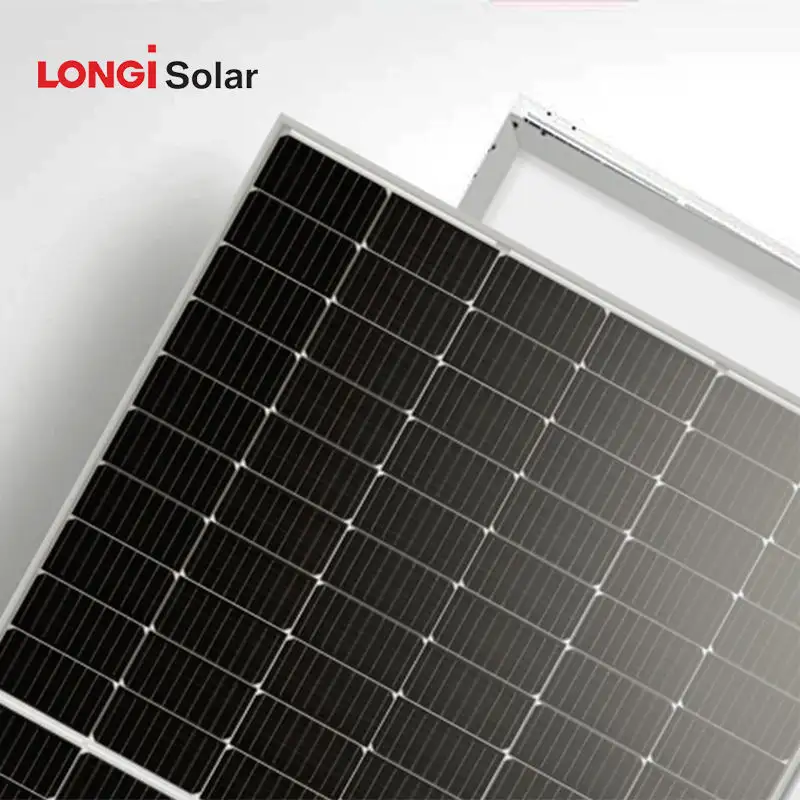 EU USA warehouse Longi 410W 415W 420W 425W 430W full black frame pv module mono facial HPBC solar panel