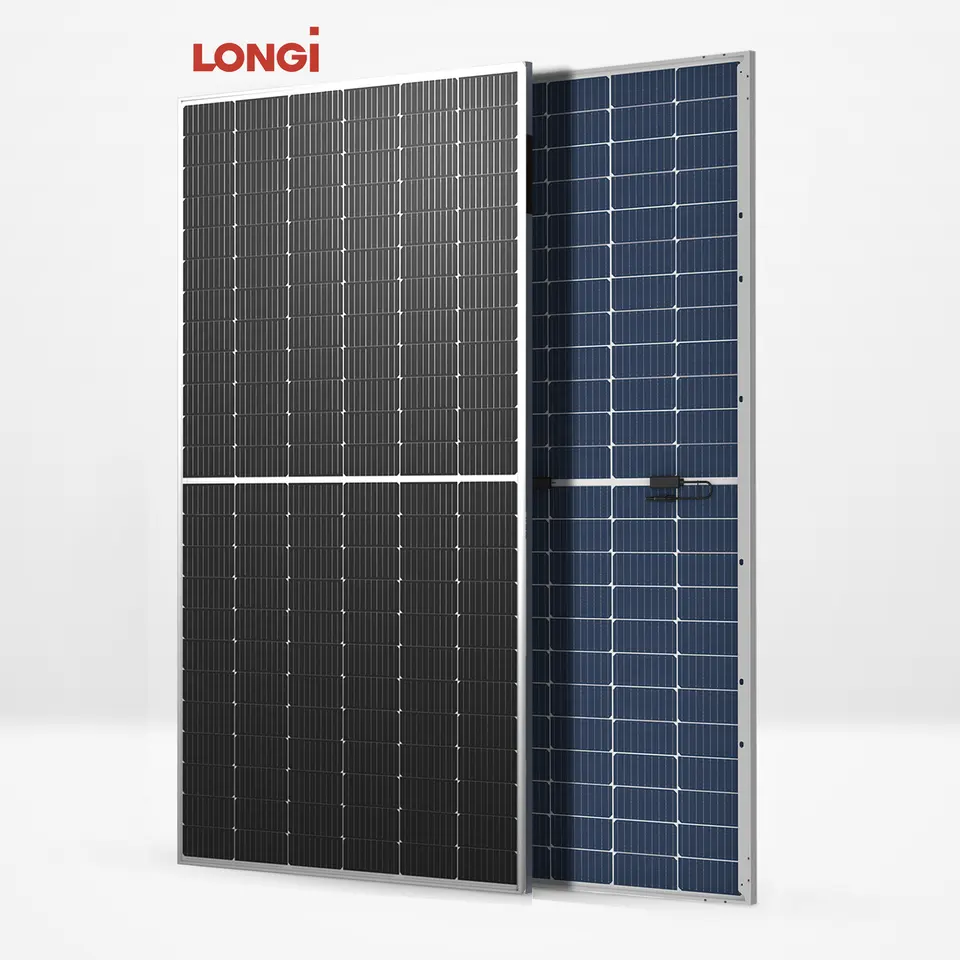 Longi Hi-Mo 5 Solar Panel 545w 540w Longi 550w solar panel 555w Longi Bifacial Solar Panels