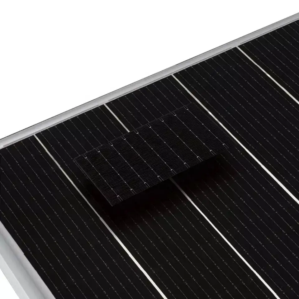 EU USA warehouse Longi 410W 415W 420W 425W 430W full black frame pv module mono facial HPBC solar panel