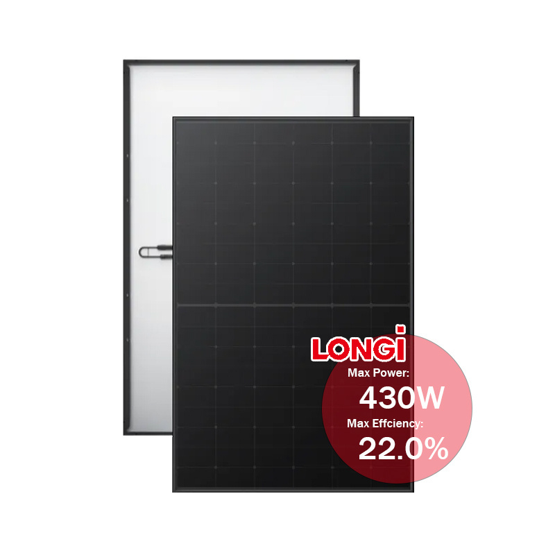 LONGi Hi-MO 6 LR5-54HTB 415W 420W 425W 430W 435W LONGi Half Cell Mono Facial Full Black best panels solar home