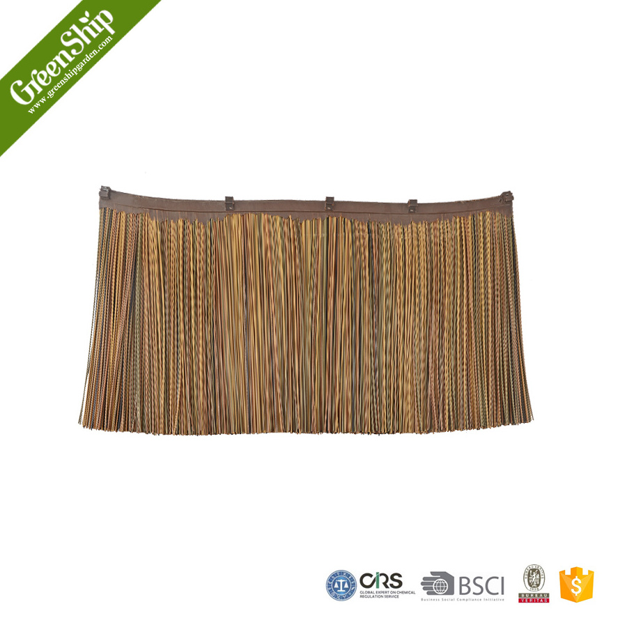 Thatch Roofing UV Resistant ISO Certificate Modern Synthetic Thatch Umbrella