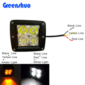 3Inch White Amber Blue Red Green Led Work Light Pods 12v Led Spotlight for Offroad Truck Car Driving Light Accessories