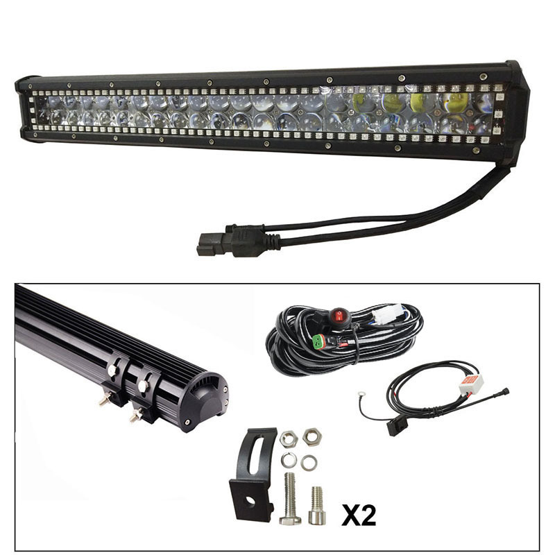 Greenshuo Chasing Halo Multi Color 126w 20 Inch RGB Led Light Bar For Pickup Atv Utv Truck Off-road 4x4