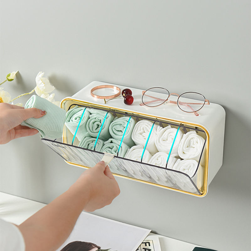 GREENSIDE OEM Available Glossy Durable High Transparency Under Shelf Closet Organizer Drawer