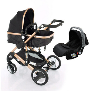 Luxury Baby Prams Stroller 3 in 1 Car Seat Strollers Walkers Carriers Travel Wagon Baby Stroller with Car Seat for Baby Toddler