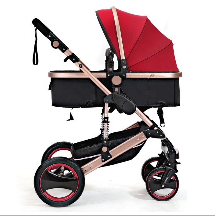 Italian Newborn baby strollers good quality baby stroller travel system reversible stroller 2 in 1