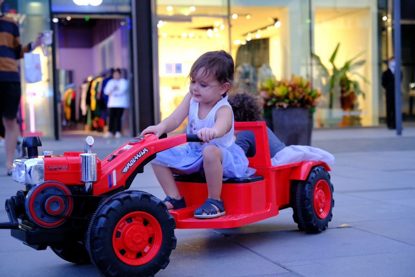 Kids Tractor Electric Ride on Car with Remote