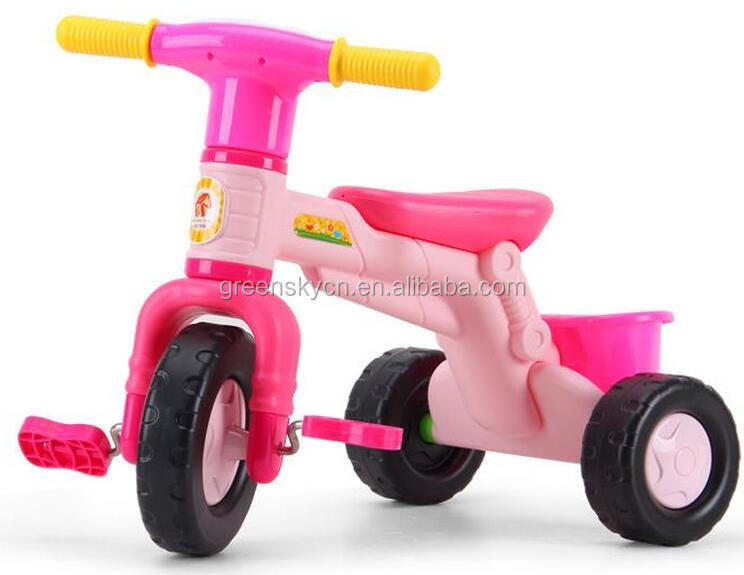 3 wheels kids bicycles plastic baby tricycles ride on toys factory