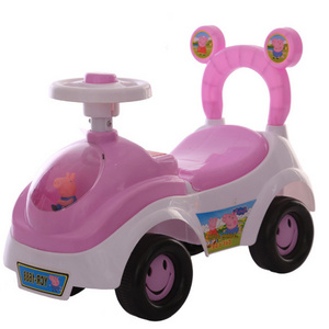 Smiling face kids electric walkers toys riding cars baby music baby ride on car