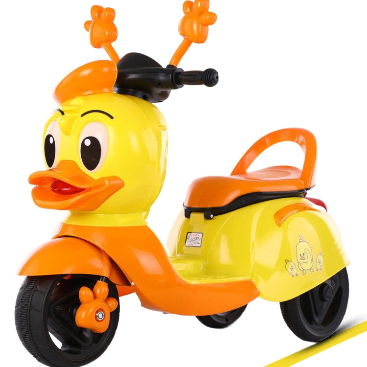 yellow duck 3 Wheel Kids Electric Motorcycle Baby Motorbike