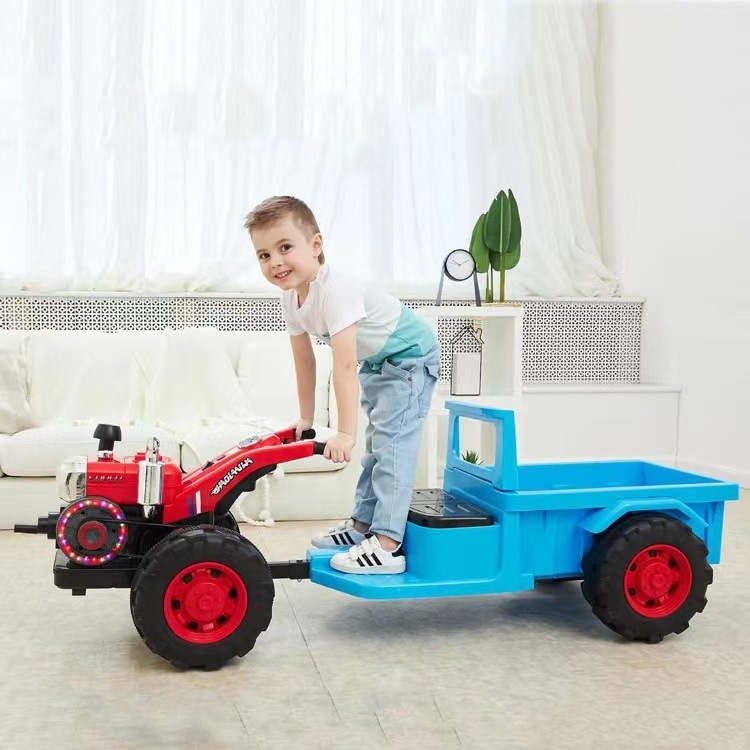 Kids Tractor Electric Ride on Car with Remote