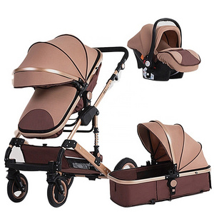 Factory directly supply 3 in 1 baby stroller + Car seat /baby stroller ,Bbay walker baby push car