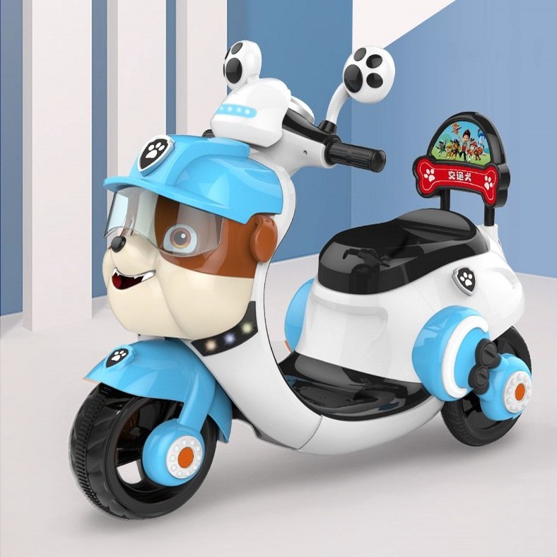 Kids Electric Motorcycle 6v for Kids Ages 1-4 years to Ride On Battery Powered Electric Toy Motorcycle toddler car for Kids