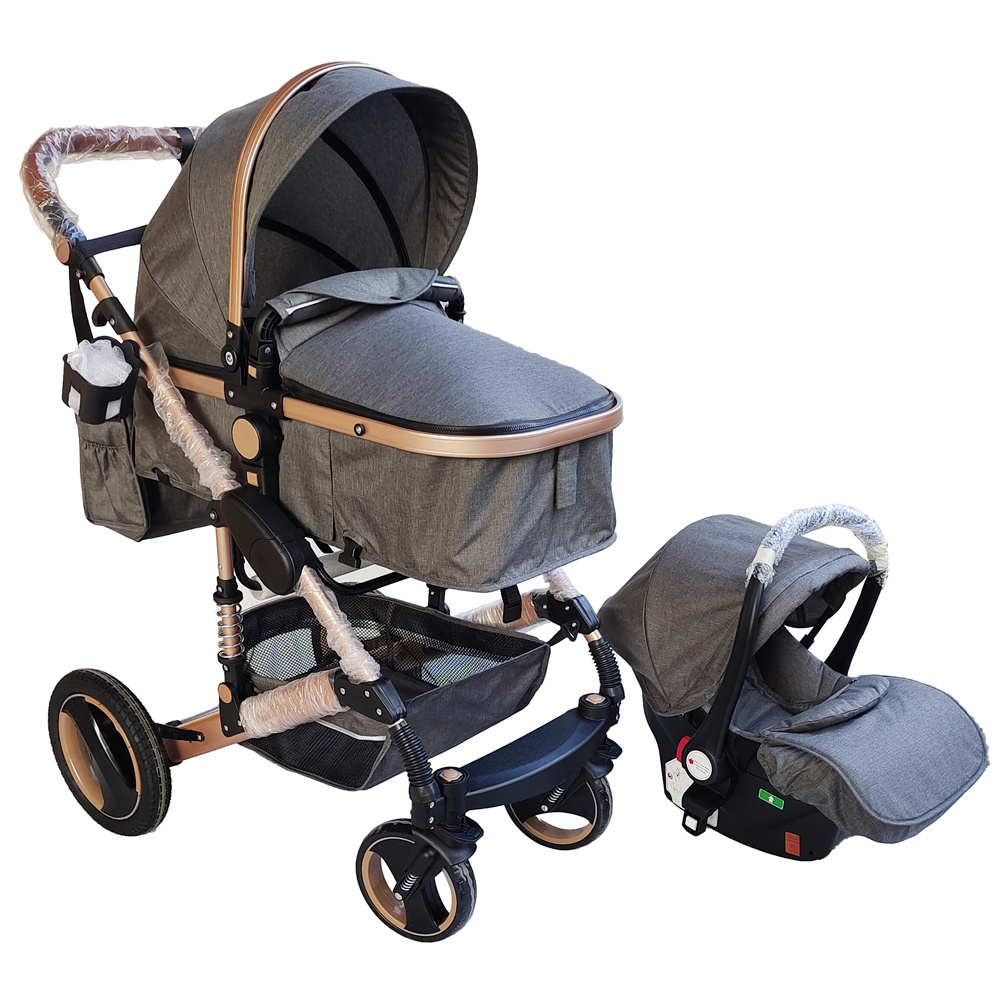 Multifunction Travel Prams Strollers Wagon Pushchair Kinderwagen 3 in 1 Baby Carriage Cradle Folding Baby Pram Stroller Car Seat