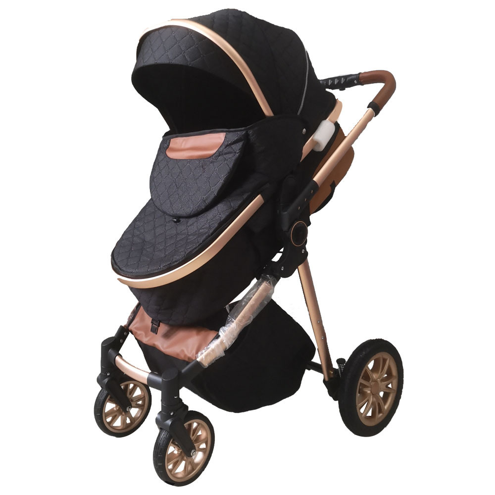 Luxury Baby Car Seat And Strollers Baby Pushchairs Carriage Poussette 3 En 1 Foldable Pram Baby Stroller 3 In 1 For Travel